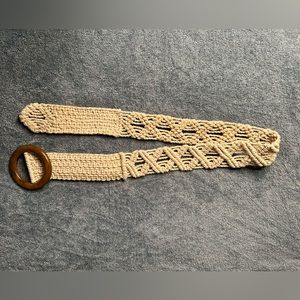 Banana Republic 100% Cotton Woven Belt Size S